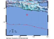 Pacitan Diguncang Gempa Bumi Magnitudo 5,7