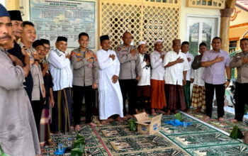 Jum’at Curhat, Polres Labuhanbatu Sambangi Masjid Baiturrahim
