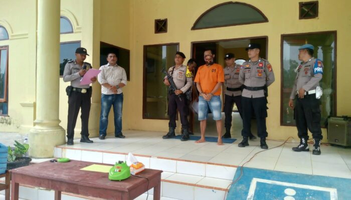 Polsek Simpang Kanan Musnahan Sebanyak 6,32 Gram Sabu