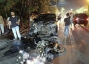 Kecelakaan di Labuhan Antara Pengendara Avanza Veloz Dengan Sepeda Motor, 1 Orang Tewas Di Tempat