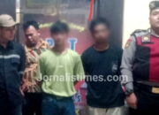 Terduga Pencuri Tiang Internet Diamankan Tim Patroli PRC Polres Labuhanbatu.