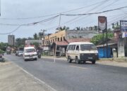 Hati-hati! Ada Ranjau Buat Pelintas Di Jalinsum Sisumut Kotapinang