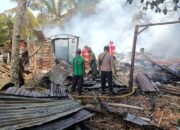 Rumah Warga Desa Bagan Tujuh Dilahap Si Jago Merah
