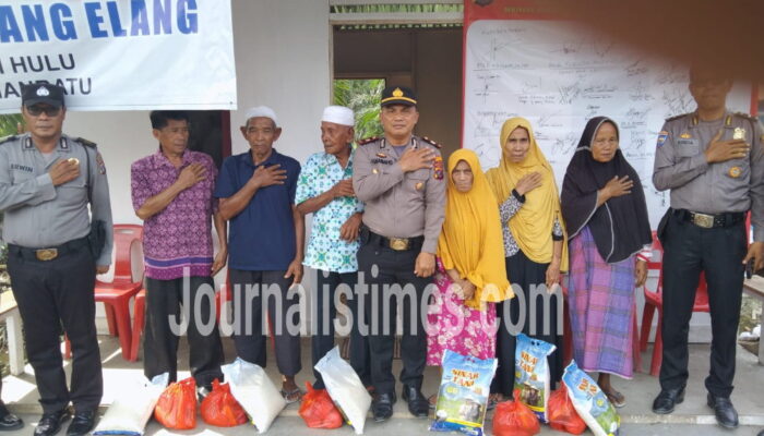 Polsek Panai Tengah Bakti Sosial Di KBN Kecamatan Panai Tengah.
