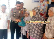 Indahnya Berbagi Bersama Polsek Bilah Hilir Di Posko KBN.