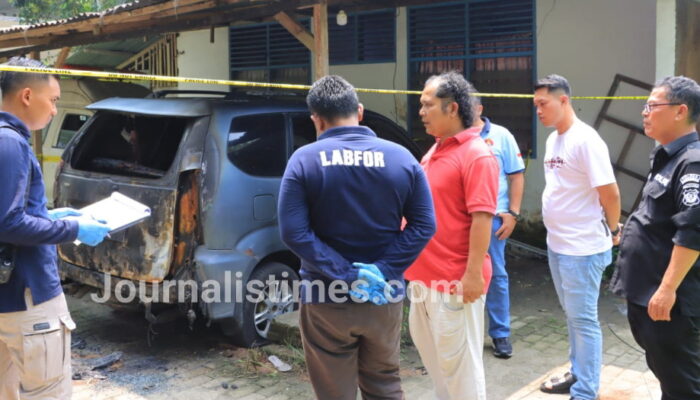 Tim Labfor Polda Sumut Dan Polres Labuhanbatu Olah TKP.