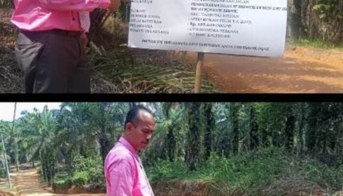 Ketua LSM PKRN Rohil Alexander Sitorus Angkat Bicara Terkait Proyek  Peningkatan Jalan di Simpang Brewok Rohil, Diduga Tidak Sesuai SOP