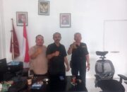 Ketua LSM PKRN Rohil Sambut Hangat Kunjungan  Manegemen PT.KAN Dikantornya 