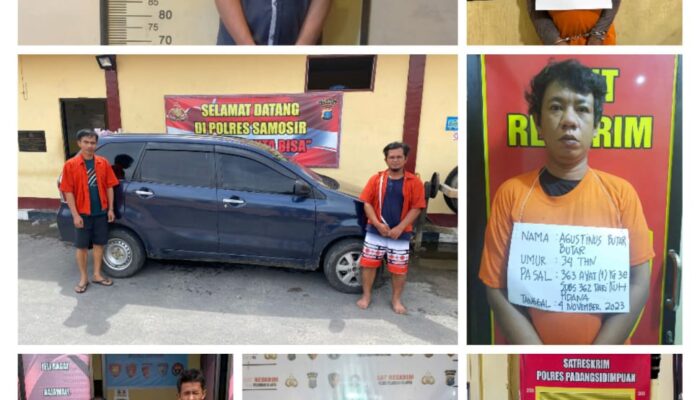 178 Tersangka Ditangkap Selama Operasi Sikat Toba 2023