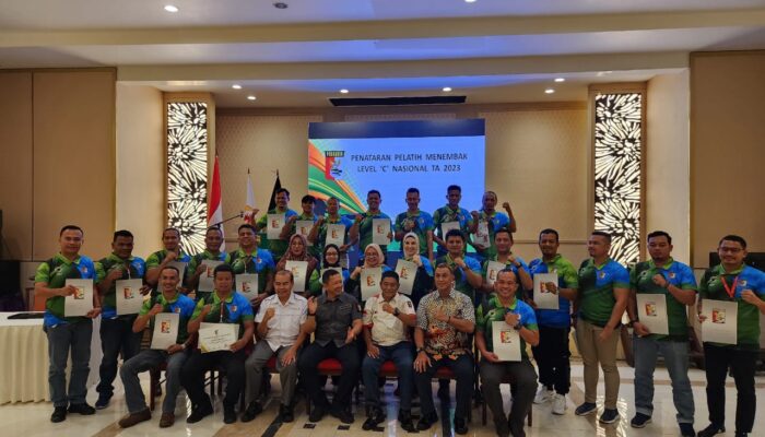 Penataran Pelatih Level C Nasioanal Ditutup oleh Ketua Perbakin Sumut