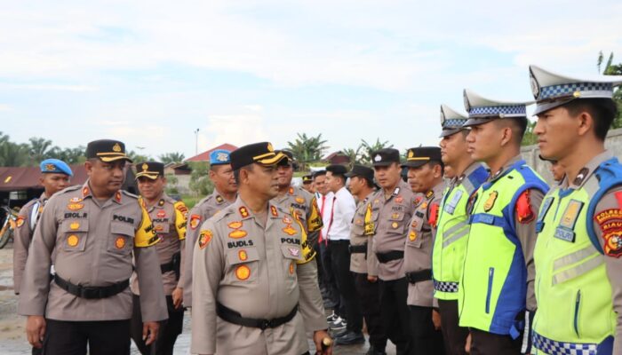 Pimpin Apel Gelar Pasukan Kesiapan PAM Tahap Kampanye : Ini Instruksi Kapolres