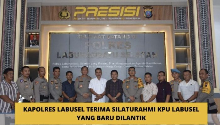 Kolaborasi Strategis, Polres dan KPU Labuhanbatu Selatan Bahas Persiapan Matang untuk Pemilu 2024