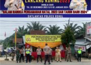 Pimpin Apel Ka Pospam Ops Lilin Lancang Kuning 2023 Simpang TB Ingatkan Personil Ikhlas Bertugas Dan Tetap Siaga.