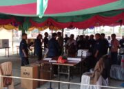 KPU Pakpak Bharat Gelar Simulasi Pemungutan Suara Pemilu 2024 lapangan napasengkut kasean Banurea