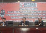 Bawaslu Pakpak Bharat Gelar Raker Teknis Pendistribusian Logistik Pemilu 2024