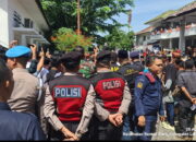 Polres Labuhanbatu Kawal Pendaftaran Balon Bupati Dan Wakil Bupati.