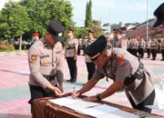Polres Nias Selatan Gelar Serah Terima Jabatan Tiga Pejabat Utama