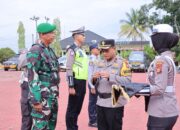 Polres Rohil Gelar Apel Operasi Keselamatan Lancang Kuning 2026, Ini Sasarannya 