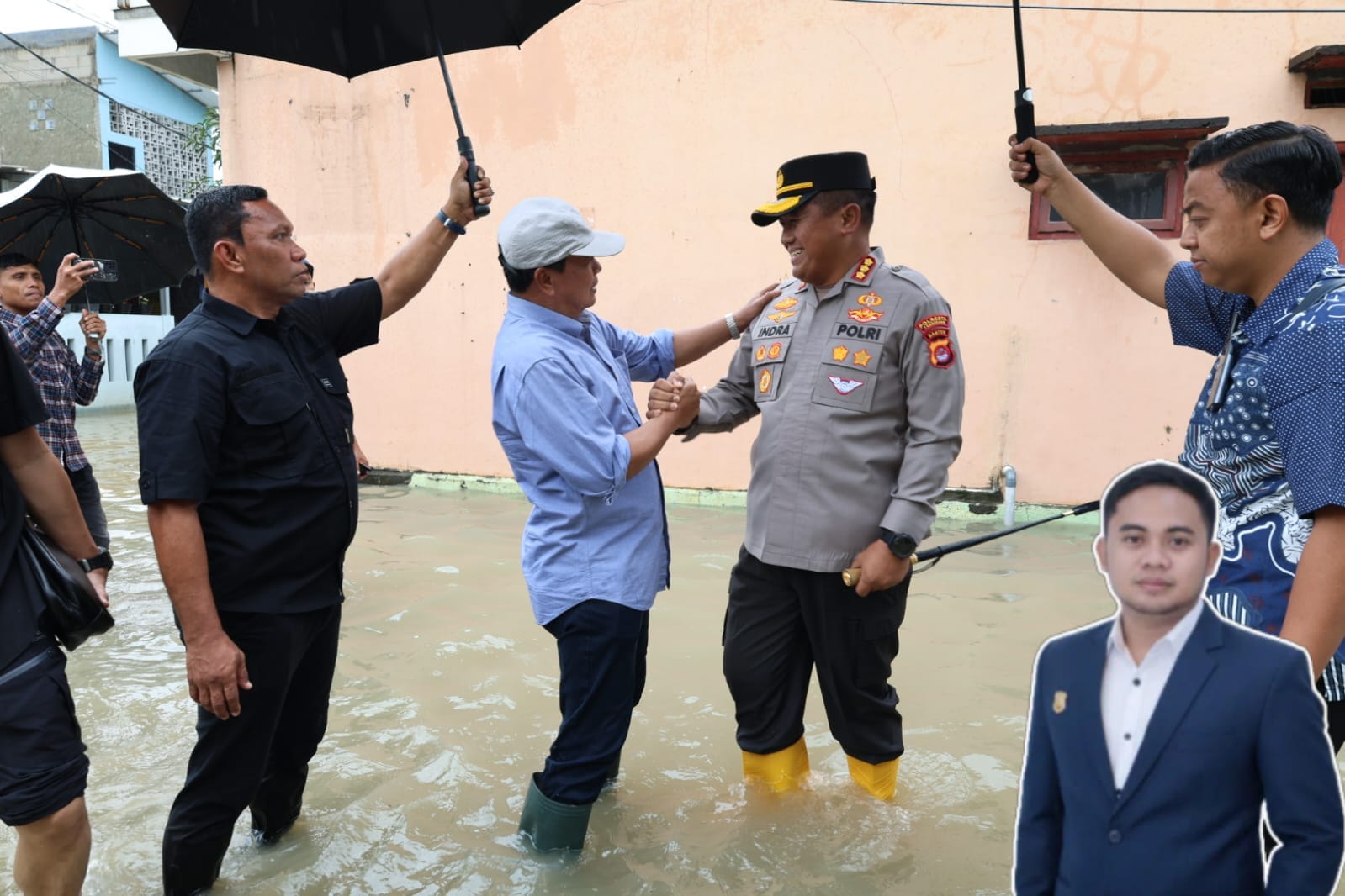 Arul FRJRI Mengapresiasi Kepemimpinan Kapolresta Tangerang di Tengah Bencana Banjir.