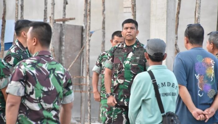 Danrem 031/Wira Bima Tinjau Langsung Pembangunan KDKMP di Kabupaten Pelalawan