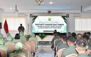 Korem 031/Wira Bima Gelar Penyuluhan Kesehatan Kanker dan Tumor
