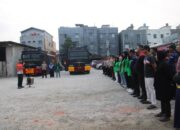 Turun Langsung Bersama Warga, Polresta Pekanbaru Pimpin Gema Berseri di Pasar Dupa