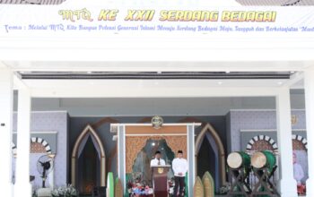 Kantor Pertanahan Kabupaten Serdang Bedagai menghadiri kegiatan Pembukaan Musabaqah Tilawatil Qur’an (MTQ) ke-22 Tahun 2026
