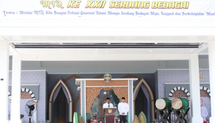 Kantor Pertanahan Kabupaten Serdang Bedagai menghadiri kegiatan Pembukaan Musabaqah Tilawatil Qur’an (MTQ) ke-22 Tahun 2026