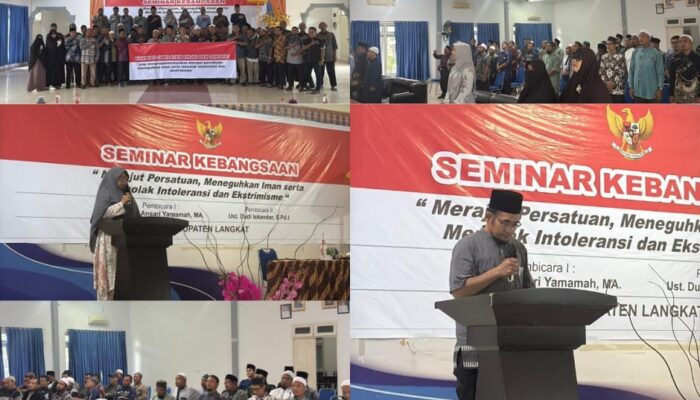 Seminar Kebangsaan Kelompok Eks. Jemaah Islamiyah (JI) di wilayah Binjai–Langkat Usung Tema Persatuan dan Penolakan Ekstremisme
