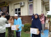 Polres Rokan Hilir Berbagi, Kapolres Rohil Salurkan 30 Paket Sembako untuk Kaum Dhuafa di Rimba Melintang