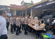 Dukung Pemberantasan Narkoba, Polresta Pekanbaru Tes Urine 101 Personel, Inilah Hasilnya..! 