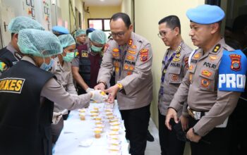 Kapolda Sumut Lakukan Tes Urine Serentak Tindaklanjuti Instruksi Kapolri dalam Rapim 2026