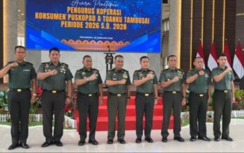 Kodam XIX/Tuanku Tambusai Tetapkan Pengurus Puskopad A Periode 2026–2028