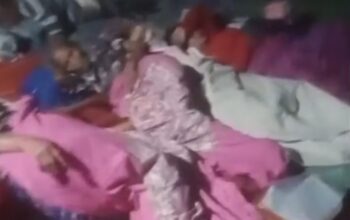 Kondisi Lansia dan Anak-anak Warga KTPHS Padang Halaban Pasca Eksekusi Lahan Memprihatinkan.