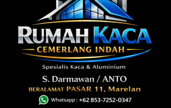 UMKM Marelan Tumbuh Pesat, Rumah Kaca Cemerlang Indah Hadirkan Layanan Kaca & Aluminium Profesional