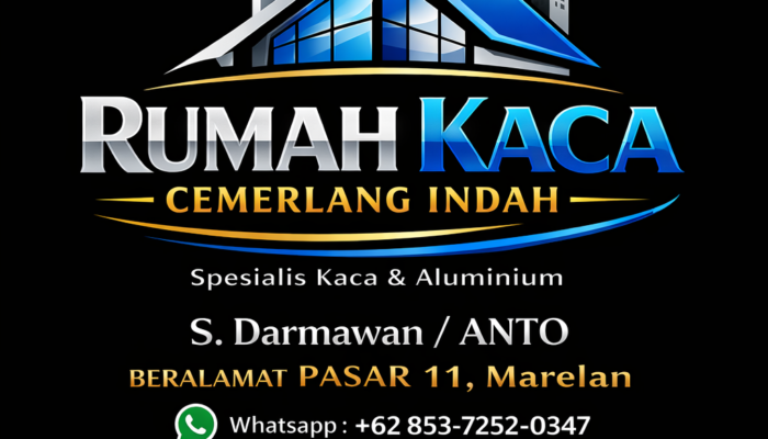 UMKM Marelan Tumbuh Pesat, Rumah Kaca Cemerlang Indah Hadirkan Layanan Kaca & Aluminium Profesional