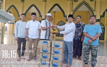Yayasan Fayza Group Gelar Baksos dan Safari Ramadhan 1447 H di Bererapa Masjid dan Musholla di Kelurahan Terjun kec.Madan Merelan