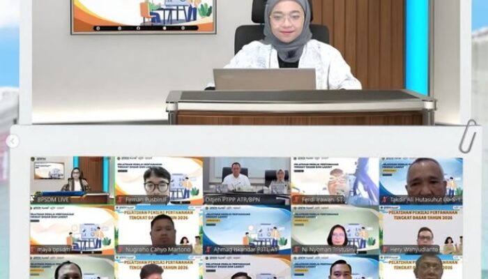 Penguatan Kompetensi Sumber Daya Manusia Dibidang Penilaian Pertanahan Terus Menjadi Perhatian Kementerian ATR/BPN