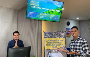 Kantor Pertanahan Kabupaten Langkat Hadirkan Loket Layanan Khusus bagi Masyarakat Terdampak Banjir