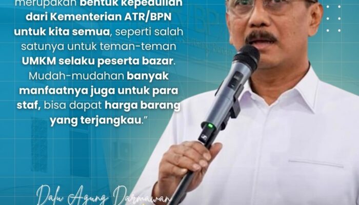 Kementerian ATR/BPN Menggelar Bazar Ramadan 1447 H di Lapangan Kementerian ATR/BPN