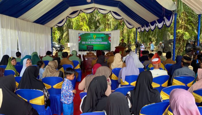 Pangdam XIX/Tuanku Tambusai Resmikan Jembatan Garuda Merah Putih di Desa Ringin, Perkuat Akses dan Kesejahteraan Masyarakat