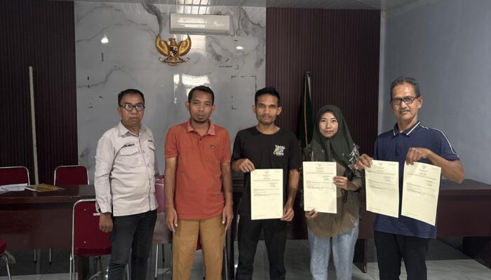 Kantor Pertanahan Kabupaten Serdang Bedagai Serahkan Sertipikat PTSL Tahun Anggaran 2025 Kepada Masyarakat Desa Sei Buluh