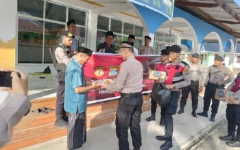 HUT ke-74 Korps Sabhara Polri, Satsamapta Polres Nias Selatan Gelar Kurvei, Bagi Takjil hingga Buka Puasa Bersama Warga