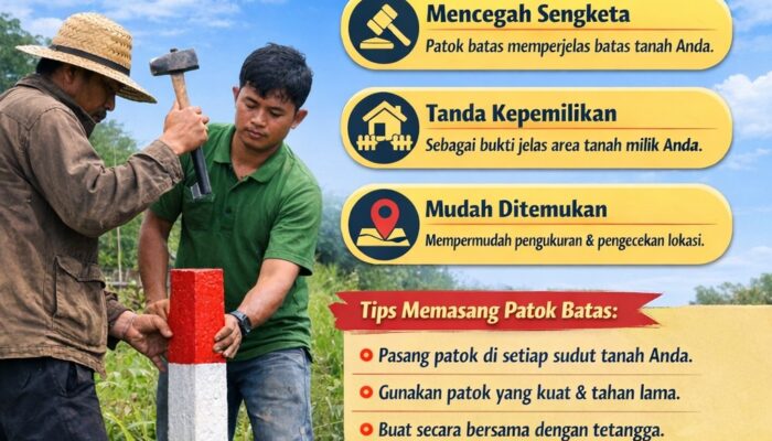 Pentingnya Pemasangan Patok Batas Tanah Untuk Mencegah Sengketa