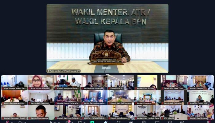 Penyelesaian Berkas Layanan Pertanahan, Wamen Ossy Tegaskan Target Progresif di Akhir Maret 2026