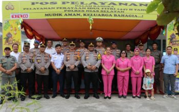 Kapolres Nias Selatan Cek Persiapan Pengamanan Sekaligus Pemberian Bingkisan Perayaan Idul Fitri 1447 H 2026 Di Kabupaten Nias Selatan