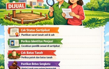 5 Hal Yang Harus Dicek Sebelum Membeli Tanah Agar Aman dan Terhindar Dari Masalah.