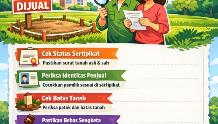 5 Hal Yang Harus Dicek Sebelum Membeli Tanah Agar Aman dan Terhindar Dari Masalah.