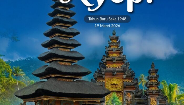 Jajaran Kementerian ATR/BPN Mengucapkan Selamat Melaksanakan Persembahyangan Nyepi Tahun Baru Saka 1948 
