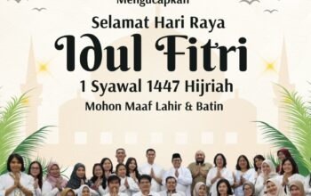 Kantor Pertanahan Kabupaten Langkat Sampaikan Ucapan Idul Fitri 1447 H